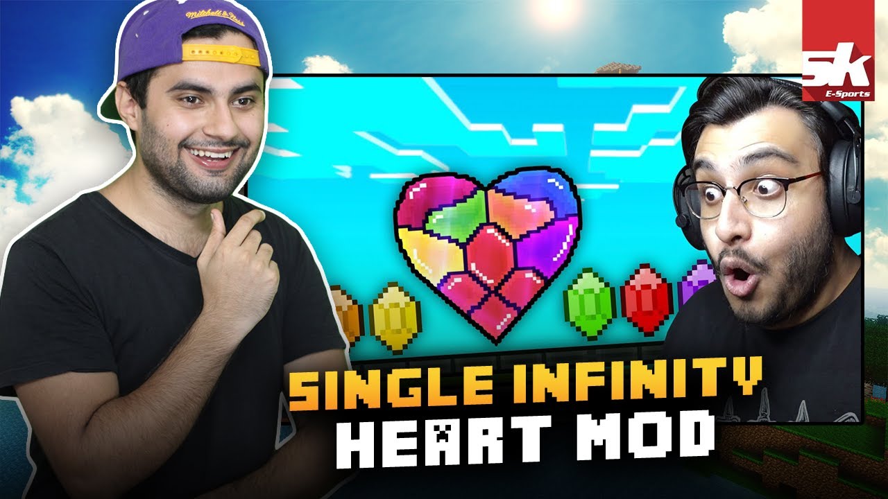 SINGLE INFINITY HEART MOD IN MINECRAFT 1.17.1 