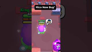 Mico Is Leon Now New Bug* 😂 #brawlstars #mico #bug #glitch #brawler #shorts