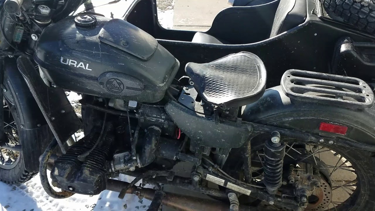 Ural EFI Kickstart In the Cold YouTube