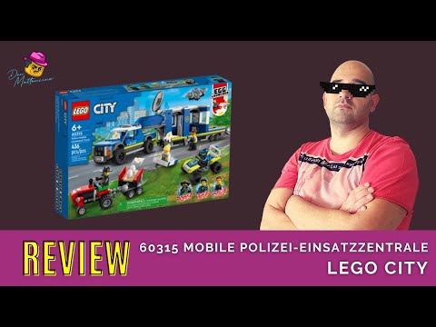 Die neue Lego City Mobile Polizei-Einsatzzentrale (Set 60315) - Resi, i hol di mit mei'm Traktor ab