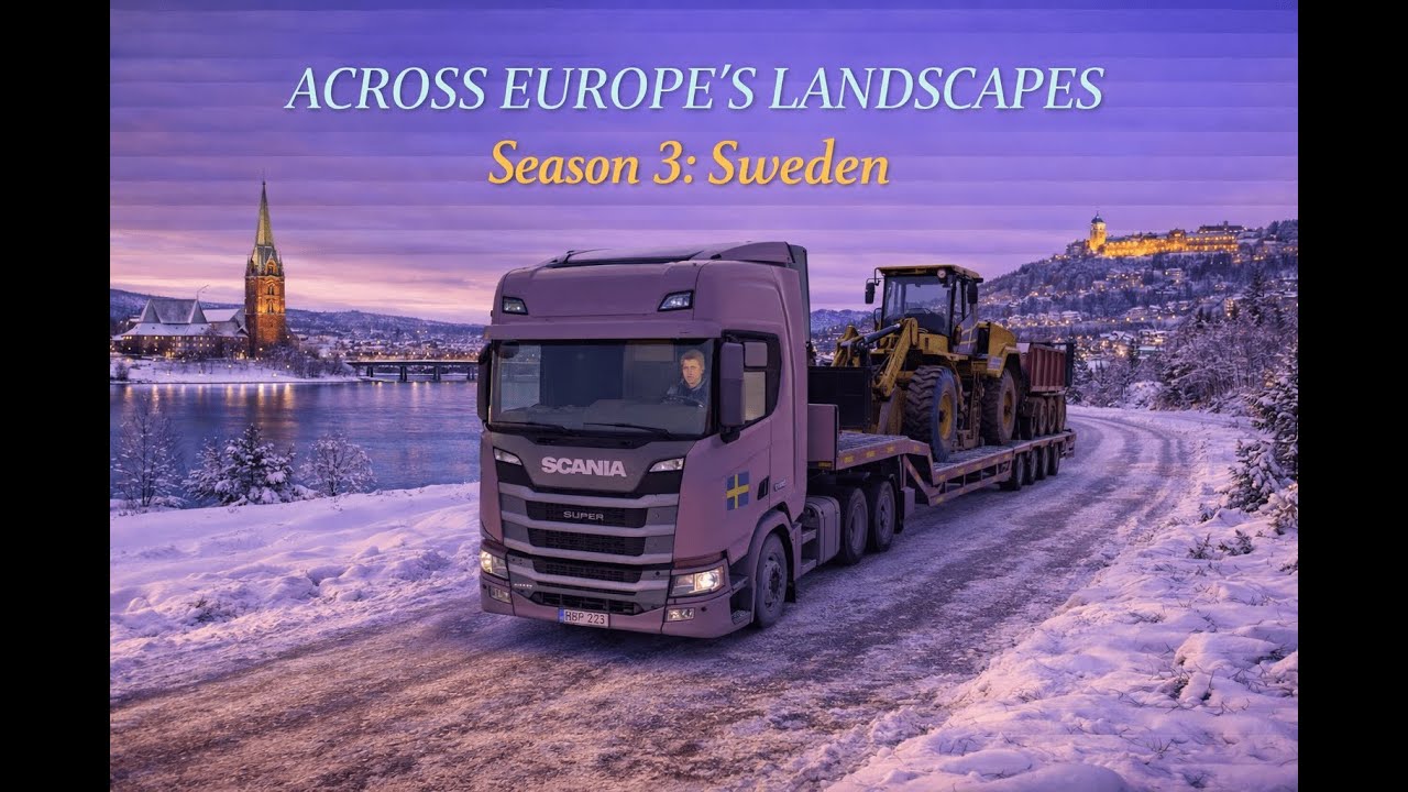 Across Europe’s Landscapes ~ Season 3: Sweden / Östersund → Sundsvall [13/01/2026]