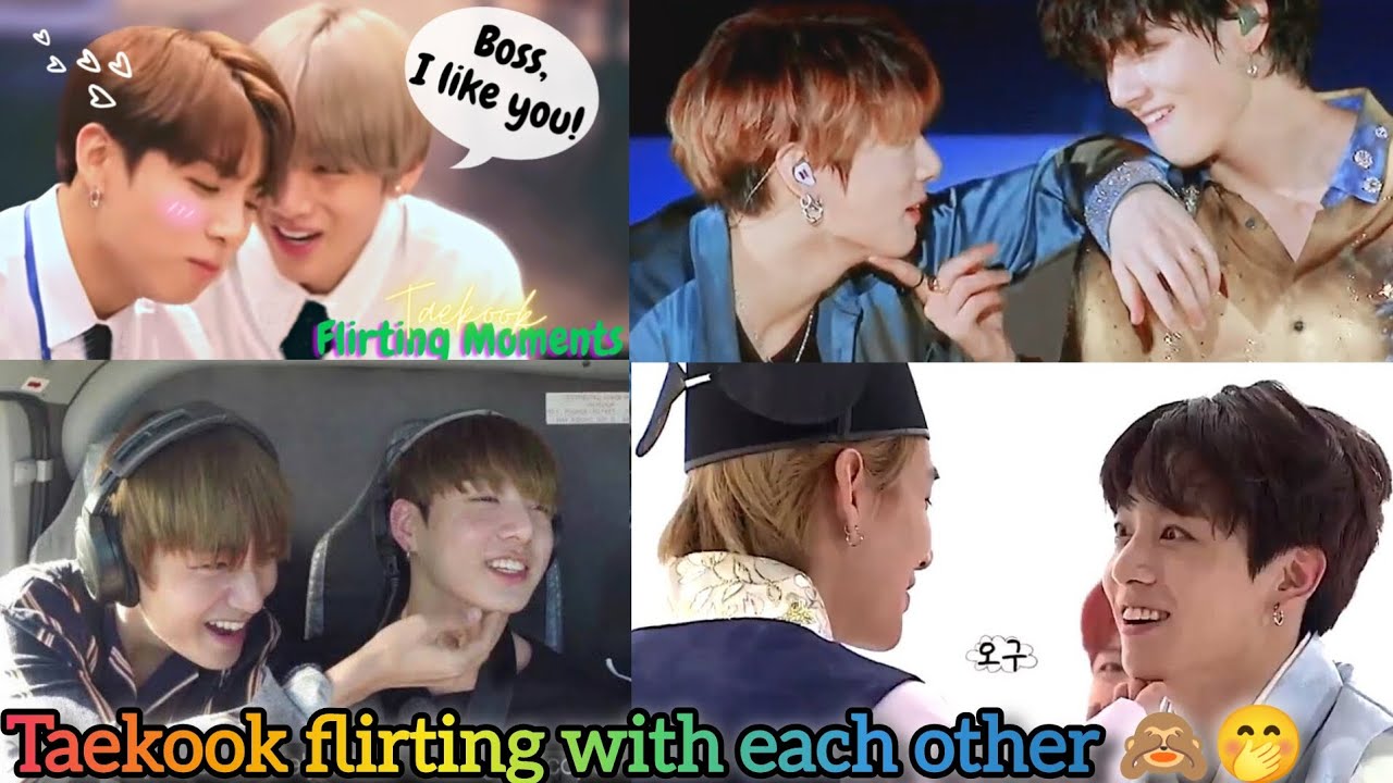 the way taekook romantically flirt with each other is really something else(you know if you know)