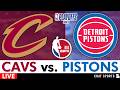 Cavaliers vs. Pistons Live Streaming Scoreboard, Play-By-Play, Highlights, Stats | Cavs NBA Playoffs