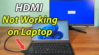 HDMI port not working on laptop windows 11 screenshot 4