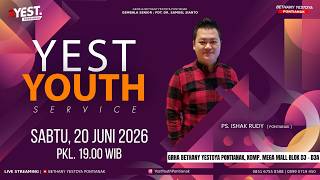 Youth Service Streaming & Onsite - Sabtu, 20 Juni 2026 - Ps. Ishak Rudy ( Pontianak )