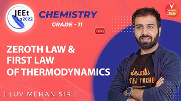 Thermodynamics | Zeroth Law and First law | Class 11 | JEE Main 2022 | JEEt Lo 2022 | Vedantu JEE