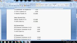 Salary entries for beginners | salary advance adjustment entry | Payroll entries screenshot 4