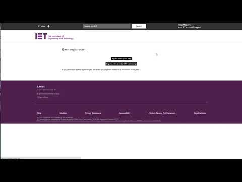 Register with the IET