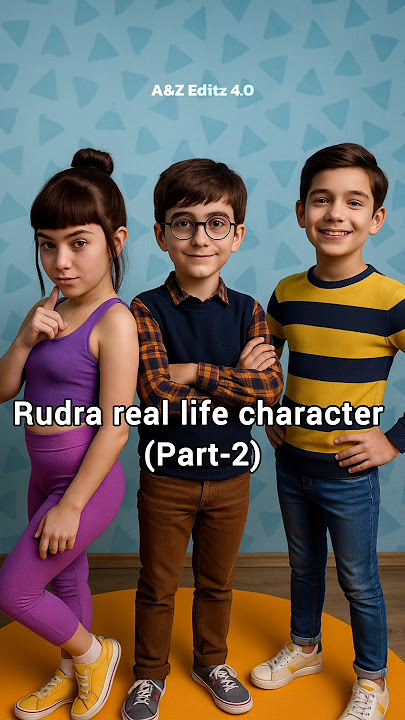 Rudra Real Life Character (Part-2) ❤️❤️ #rudra #shorts #shortvideo #cartoon