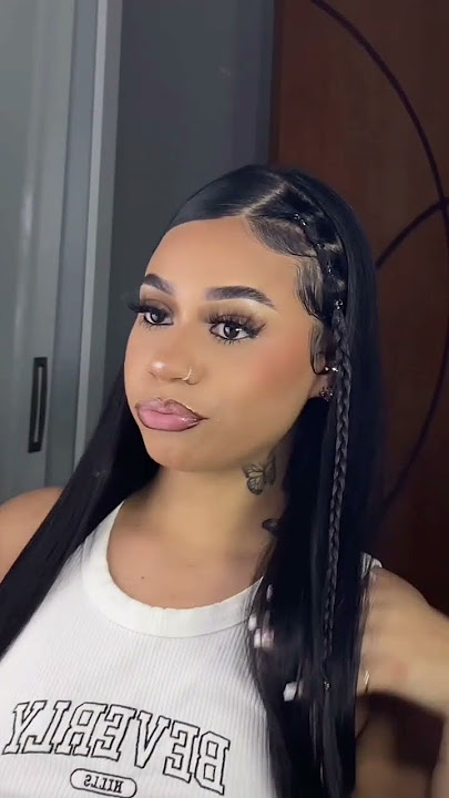 STRAIGHT HAIR TUTORIAL♥️✨🦋|| TRENDY_HRS #straighthair #viralvideo #subsribetomychannel