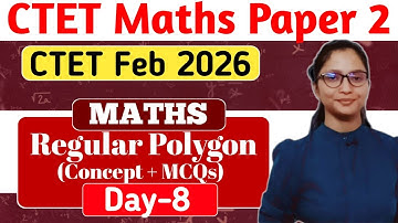 CTET Science/Maths Preparation Paper 2 | CTET Feb 2026 Maths Paper 2 | CTET Maths Paper 2 | CTET |