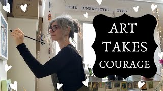 *AFRAID TO MAKE ART? OVERCOMING THE FEAR OF THE BLANK PAGE, GET OVER CREATIVE BLOCKS & INTO THE ZONE