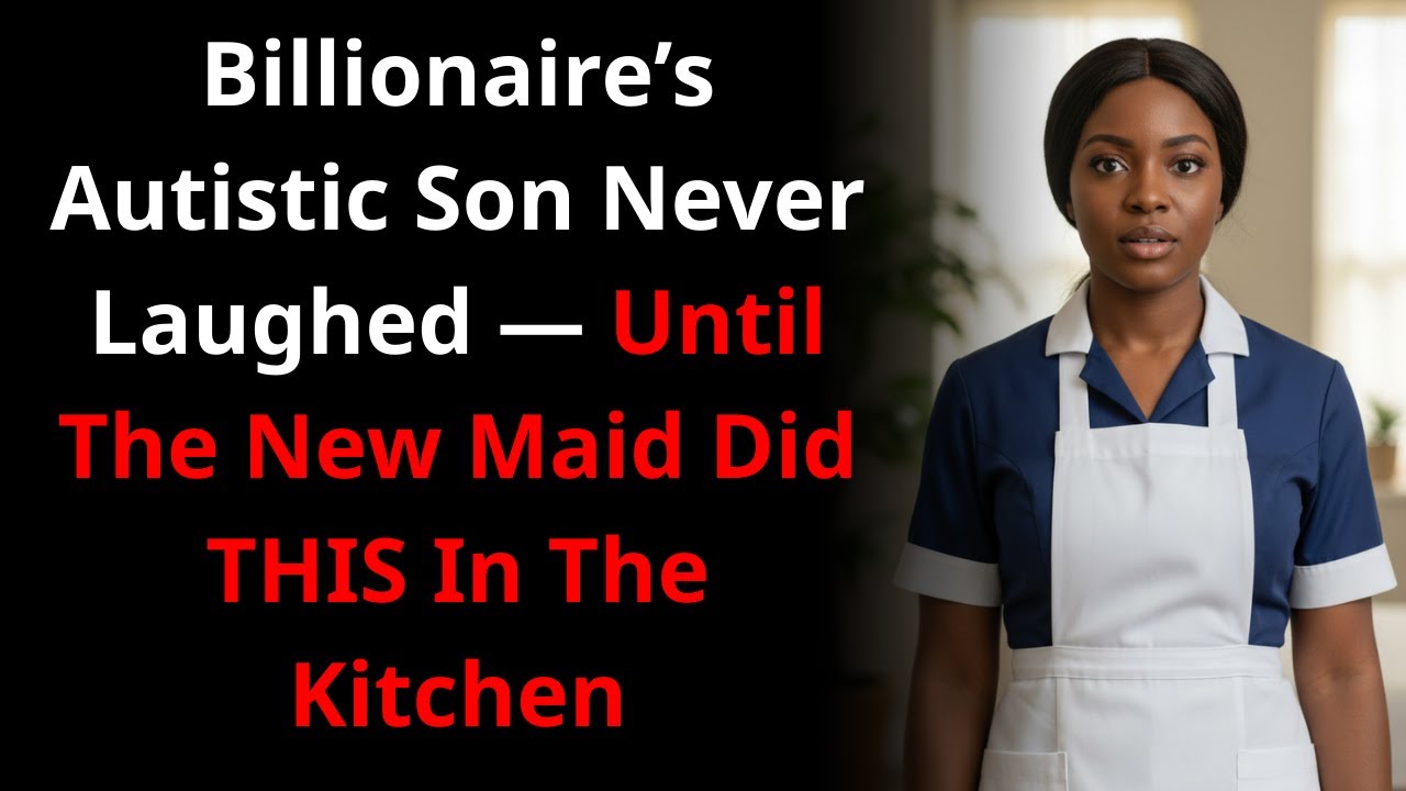 Billionaire’s Autistic Son Never Laughed — Until The New Maid Did THIS In The Kitchen