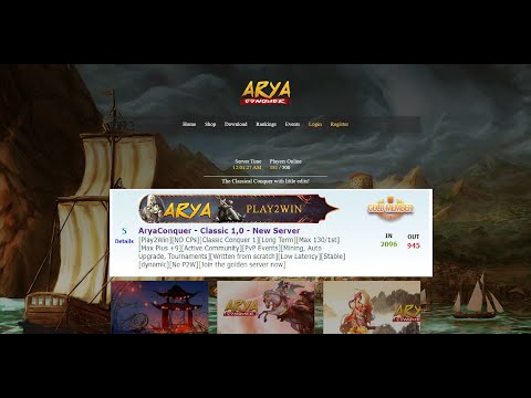 Arya Conquer - Trying Out Different Conquer Online Private Servers