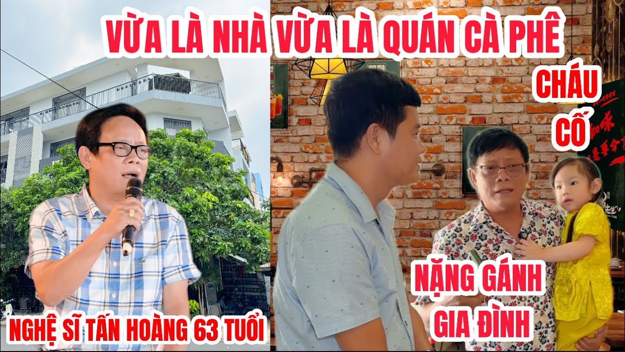 Khương Dừa thăm NS TẤN HOÀNG, con nhà giàu bỏ nhà theo gánh hát 42 năm, 63 tuổi nặng gánh gia đình