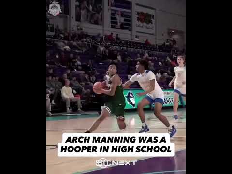 Arch Manning was a HOOPER in high school 🔥