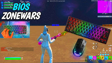 HyperX Alloy Origins ASMR 🤩 Red Switches Smooth Keyboard Fortnite Bios Zonewars Gameplay 🎧