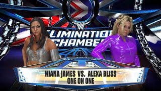 Kiana James Vs Alexa Bliss Wwe Cosplay Stinkface Match Highlights