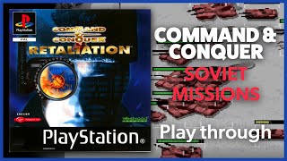 Command and Conquer | Red Alert Retaliation Soviet Campaign Longplay | PlayStation 1