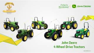 The exclusive features of John Deere 4 Wheel Drive Tractors