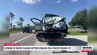 Person airlifted after crash on SR-31 near Bermont Road