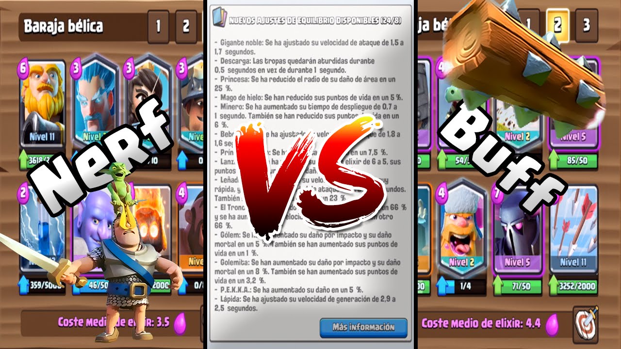juegos panamericanos 2019 en vivo Probamos la ACTUALIZACION!! NUEVA CARTA OP - MAZO NERF VS MAZO BUFF! | Clash Royale [WithZack]