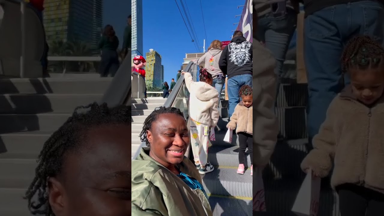 Taking my girls to explore the Las Vegas strip  Ocean and dad is home  Bellagio water fountain show.