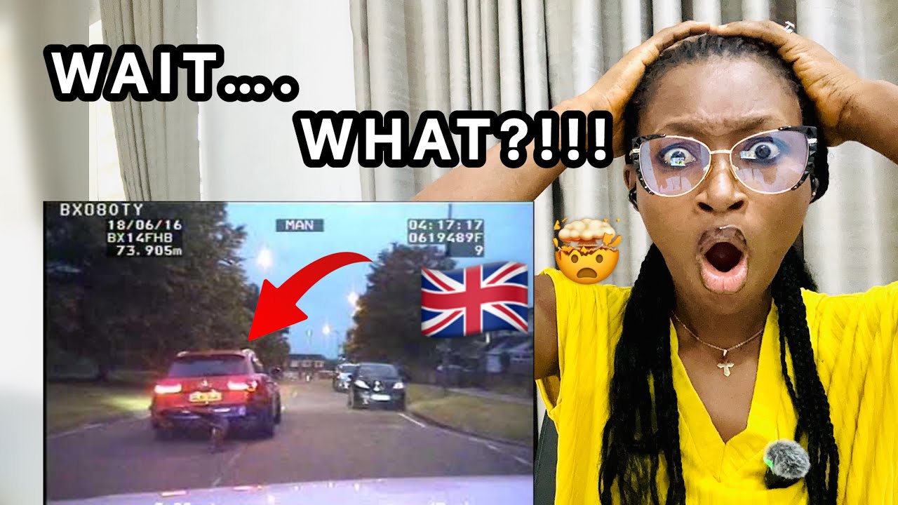 Безумная реакция на погоню британской полиции