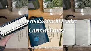 Trying a Daily Moleskine in the Louise Carmen Ernest
