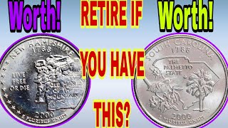 2 Rare 2000 -P State Quarters Worth BIG Money! New Hampshire & South Carolina Coins You Must See!