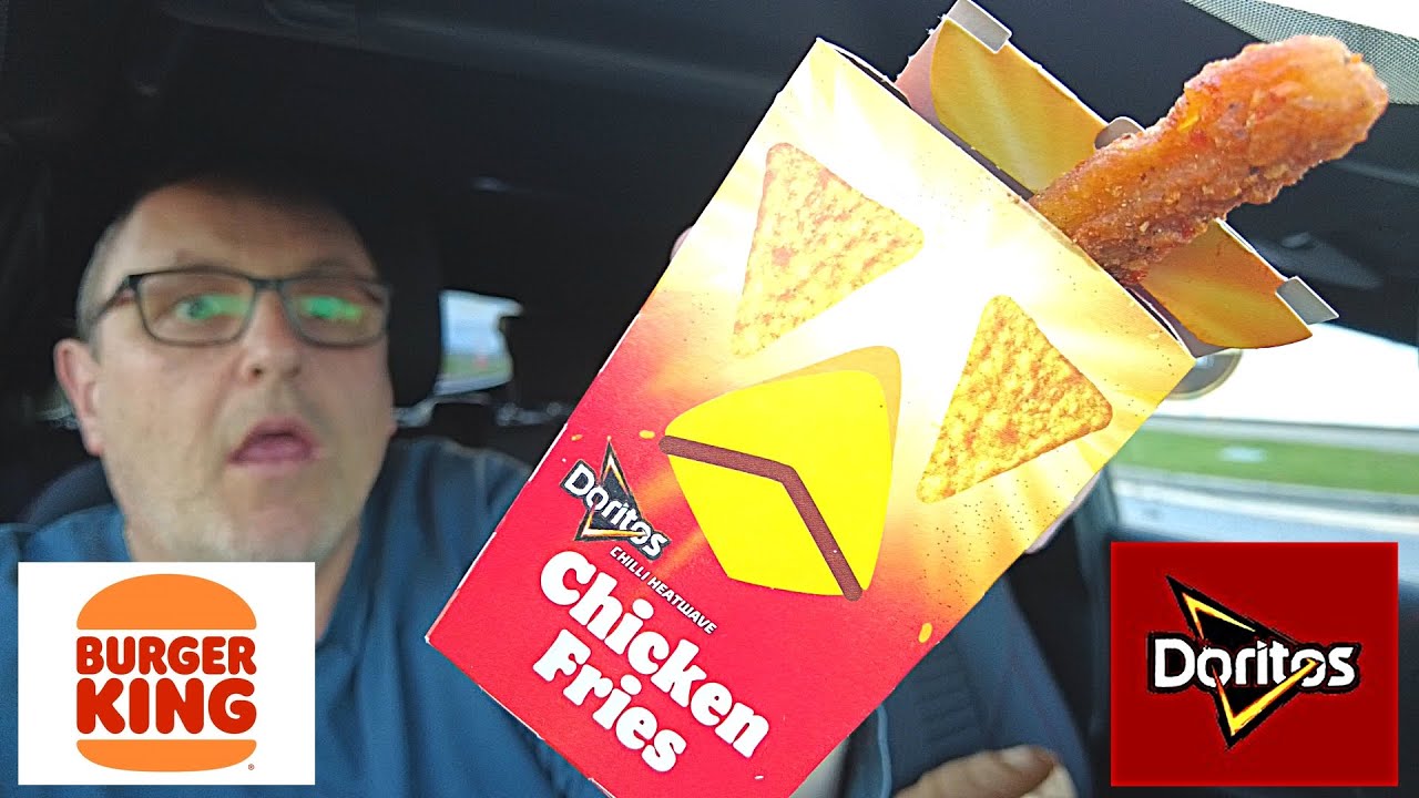 NEW Burger King Dorito's Chilli Heatwave Chicken Fries Disappointing