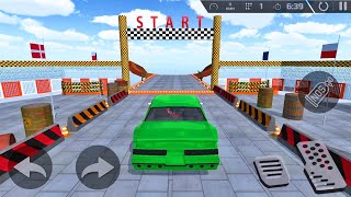 Jogo de Carro Corrida Impossível na Mega Rampa screenshot 2