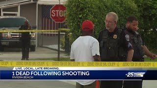Riviera Beach police search for suspect after deadly targeted shooting