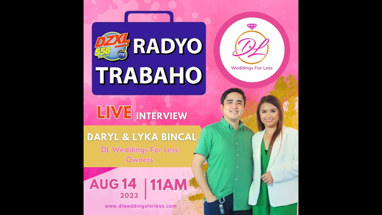 Usapang Trabaho RMN | DL Weddings For Less | August 14, 2023