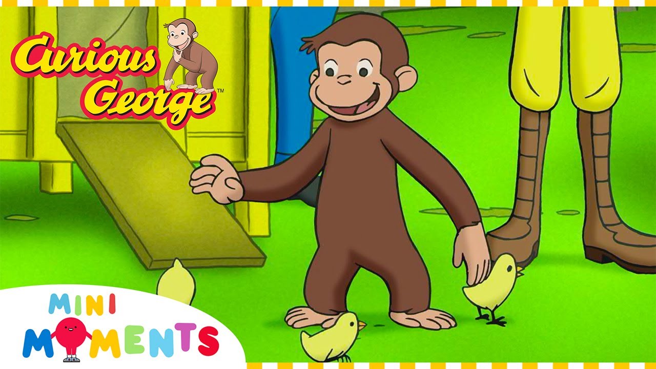 A Day on the Farm! 🐤 | Curious George | Mini Moments