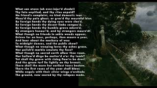 Alexander Pope, Elegy to the Memory of an Unfortunate Lady