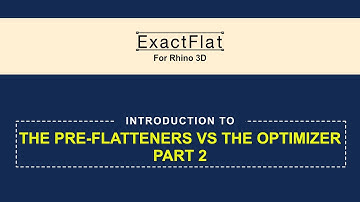 Introduction to the ExactFlat 2nd Stage of Flattening:The Optimizer