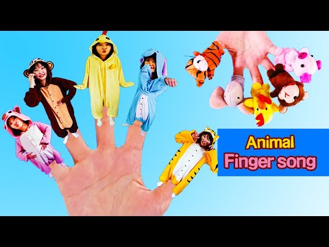 애니멀 핑거 패밀리송ㅣ유라가 부르는 인기동요 영어동요 키즈송 animal finger song [유라]
