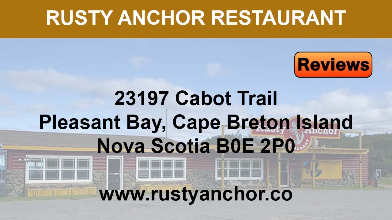 Rusty Anchor Restaurant REVIEWS NS Reviews YouTube