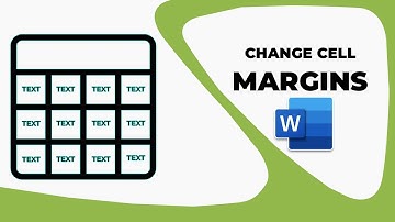 How to change cell margins in word table