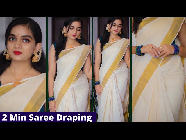 Kerala Sarees - Buy Onam Sarees & Kerala Wedding Sarees Designs online at  Best Prices in India | Flipkart.com