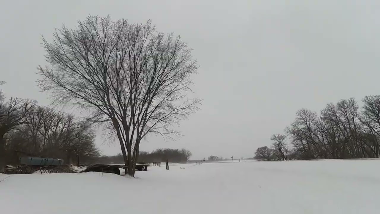 Very windy and a blizzard 580 rip