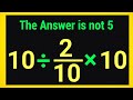 Only 5% Can Solve This Tricky Math problem !