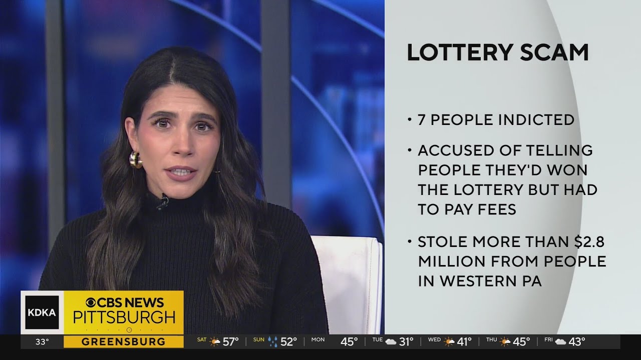 Seven suspects indicted in lottery scam