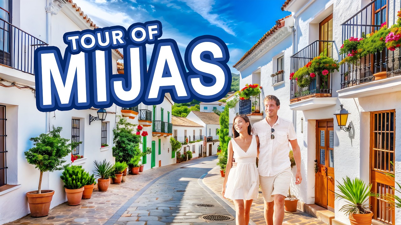 MIJAS SPAIN - The INCREDIBLE white village of Spain