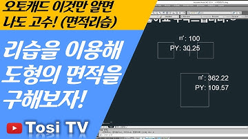 오토캐드 나도 할 수 있다!!(면적리습)
