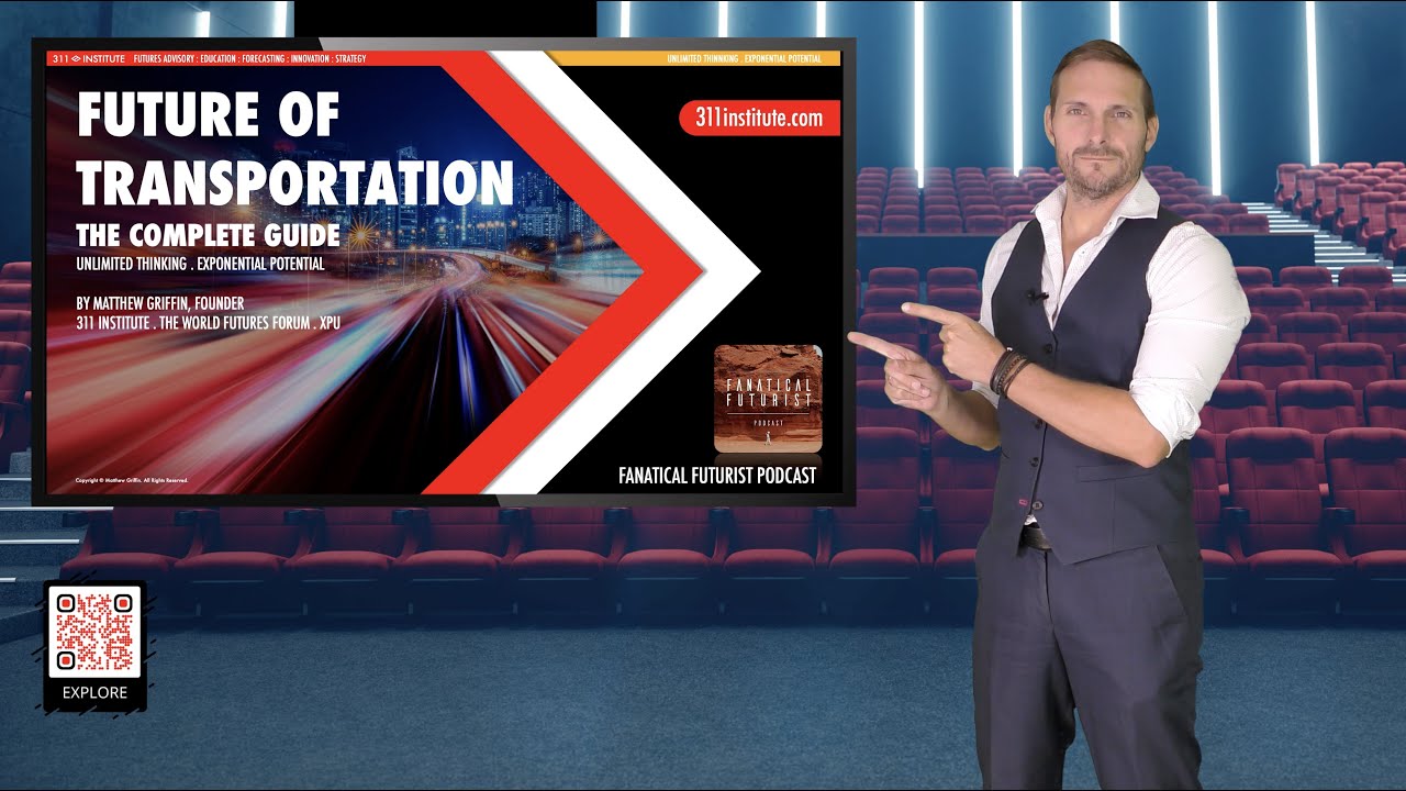 Matthew Griffin on stage: The Future of Transportation 2030