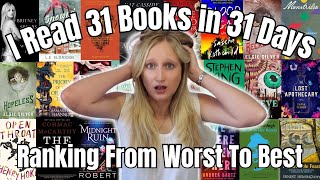 I Read 31 Books in 31 Days ❄️ January 2024 Reading Wrap Up #booktube