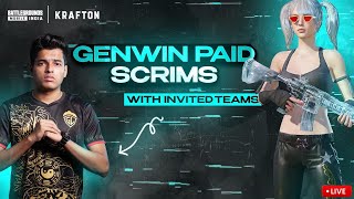 Paid Scrims Live | GENWIN ESPORTS @sc0ut