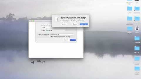 Creating HTML file on Mac
